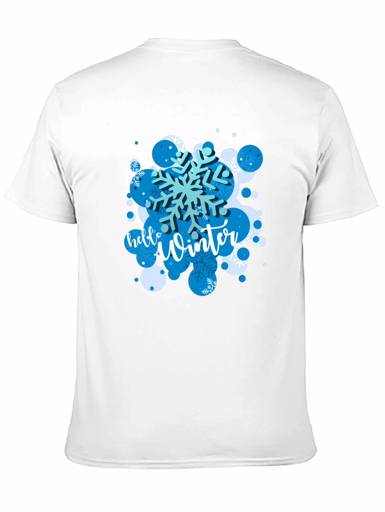 Winter Snowflake Graphic Tee - Stylish Holiday Shirt