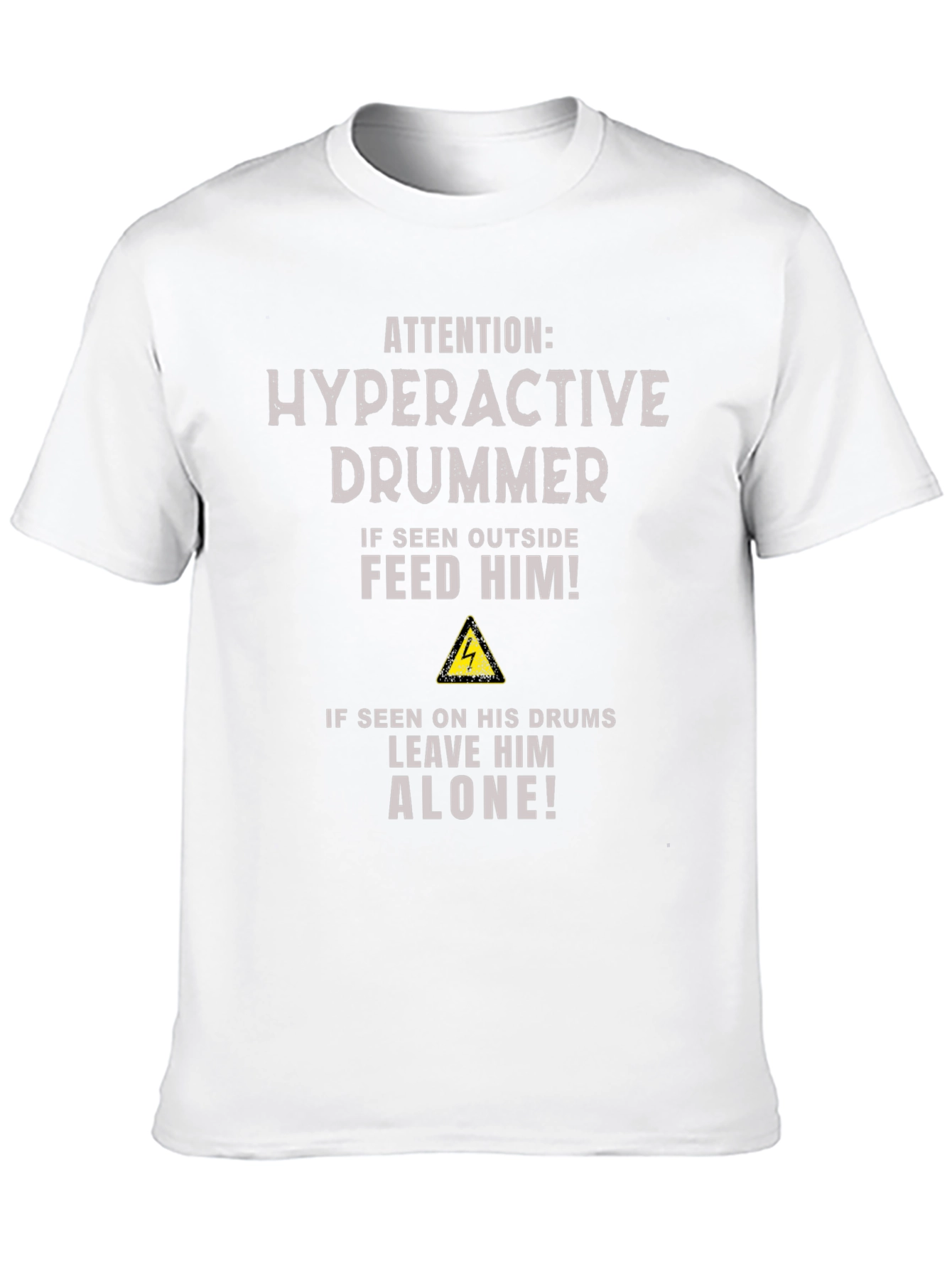 Hyperactive Drummer T-Shirt - Funny Musician Tee