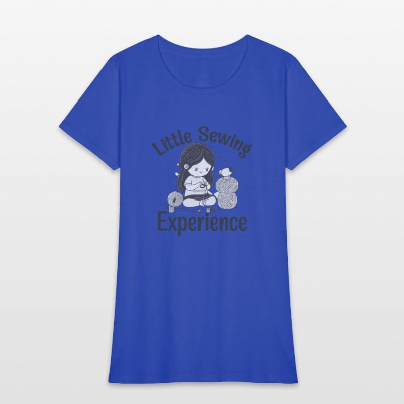 Little sewing experience sewing design shirt