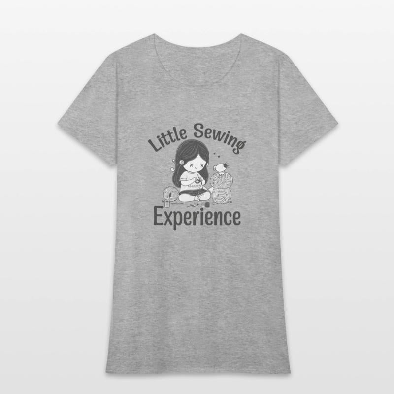 Little sewing experience sewing design shirt