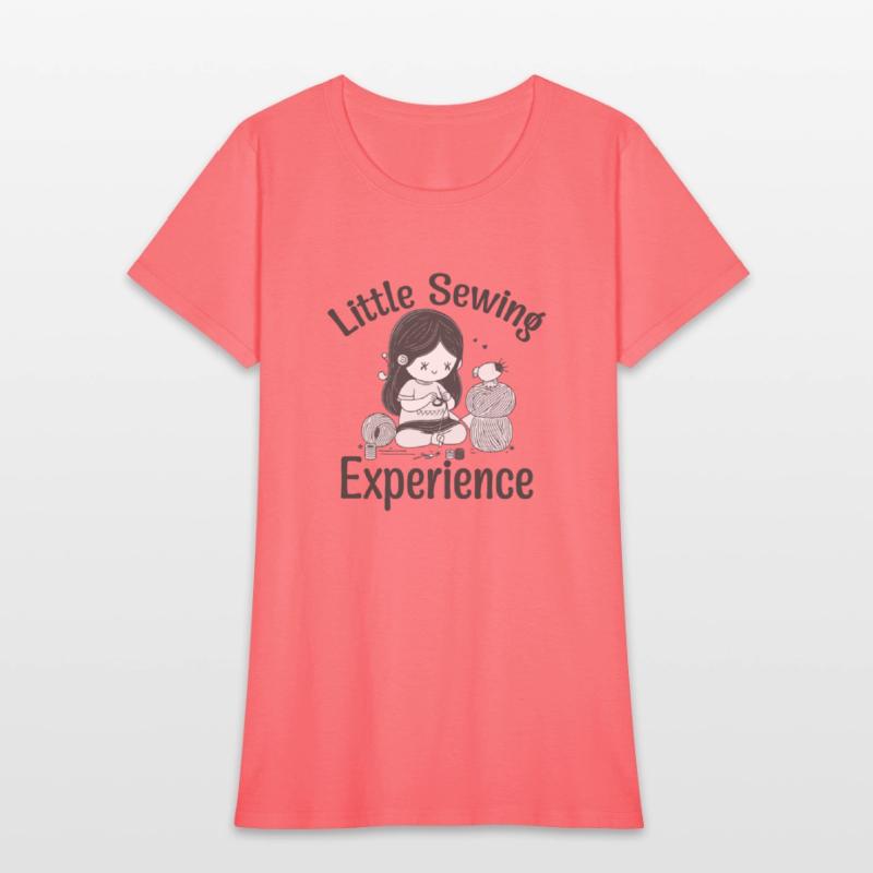 Little sewing experience sewing design shirt