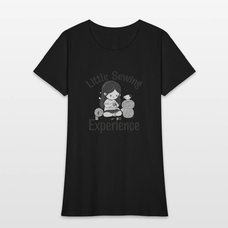 Little sewing experience sewing design shirt