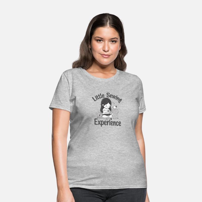 Little sewing experience sewing design shirt