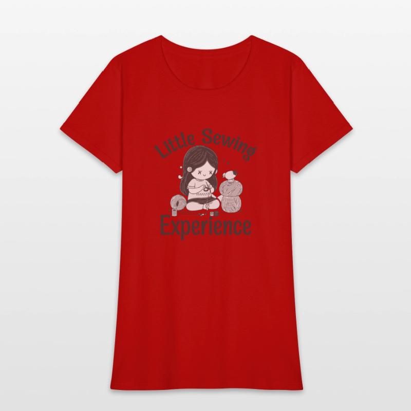 Little sewing experience sewing design shirt