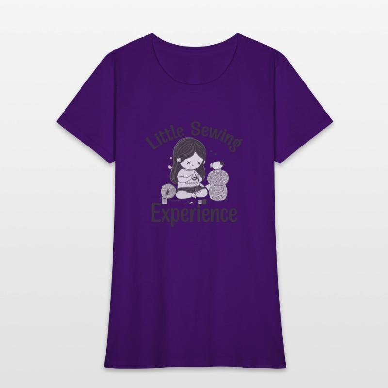 Little sewing experience sewing design shirt