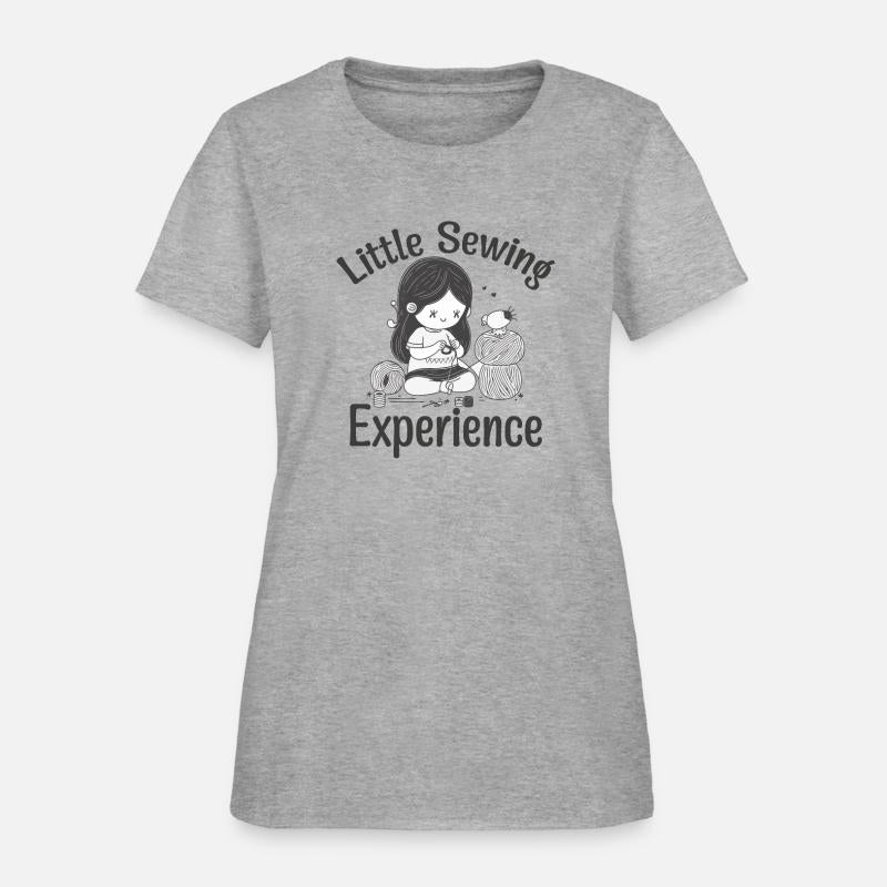 Little sewing experience sewing design shirt