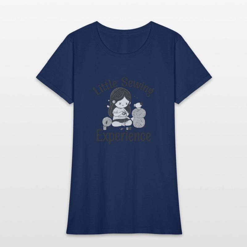 Little sewing experience sewing design shirt