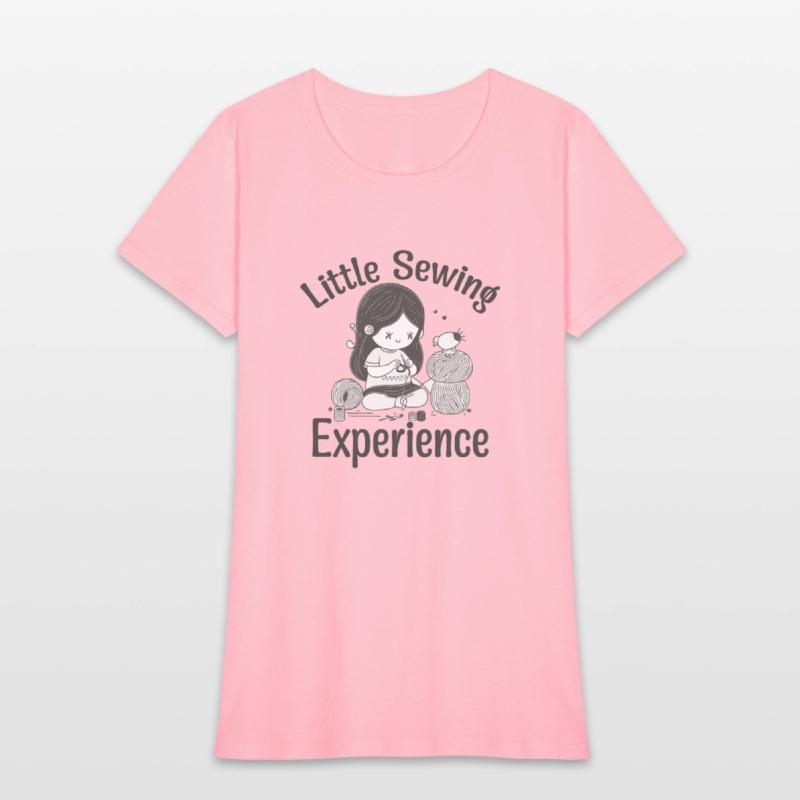 Little sewing experience sewing design shirt