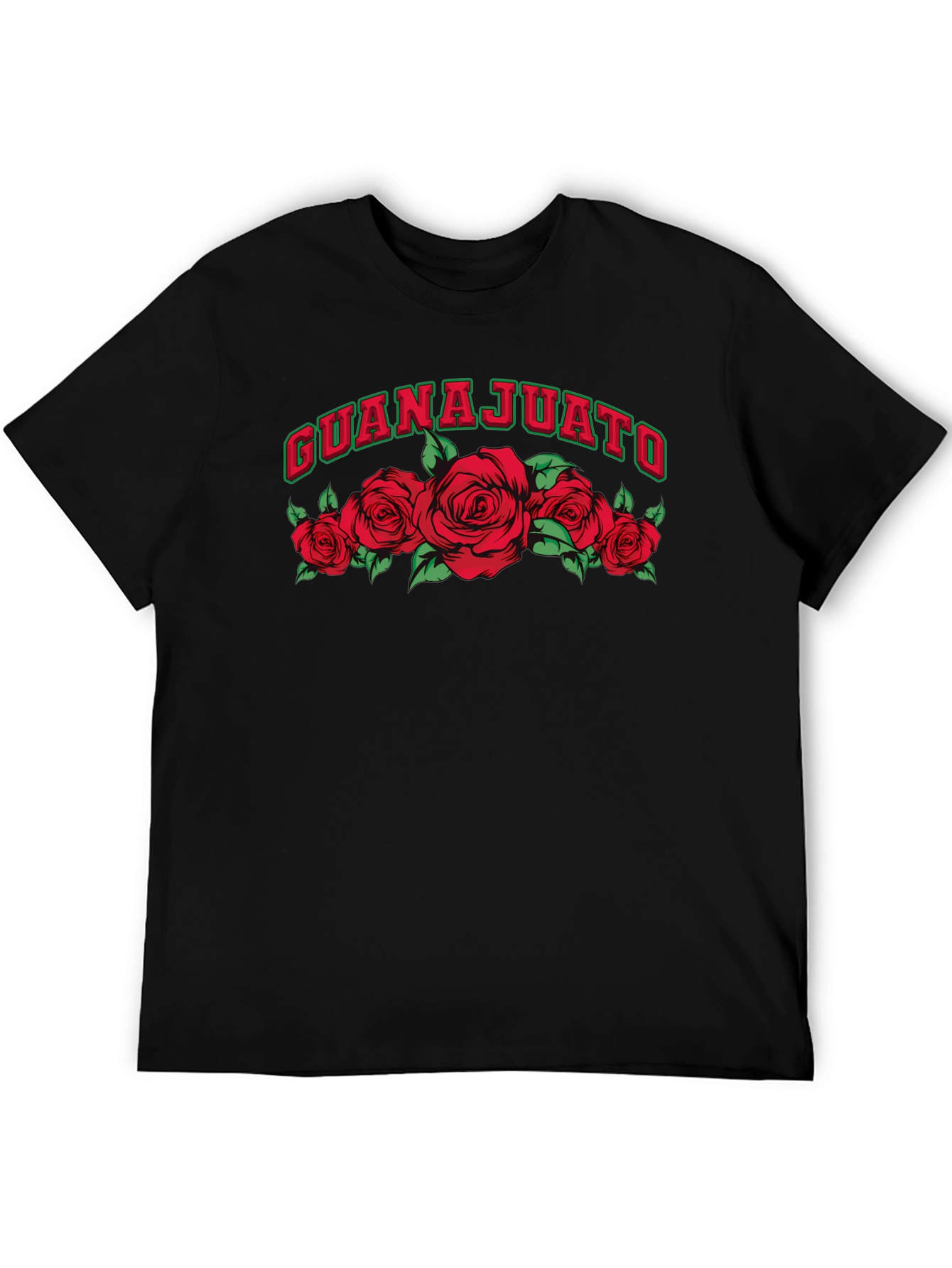 Guanajuato Roses Graphic Tee - Black