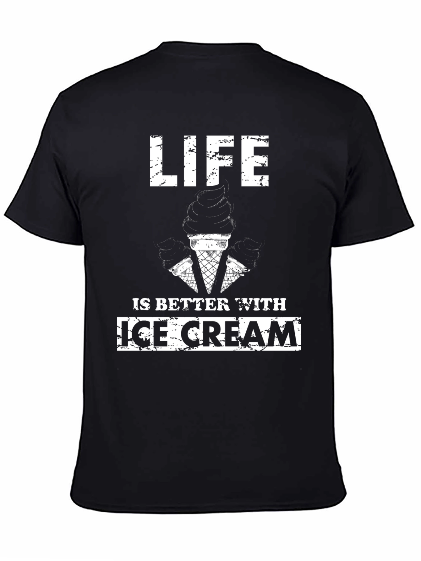 Life is Better With Ice Cream Graphic Tee