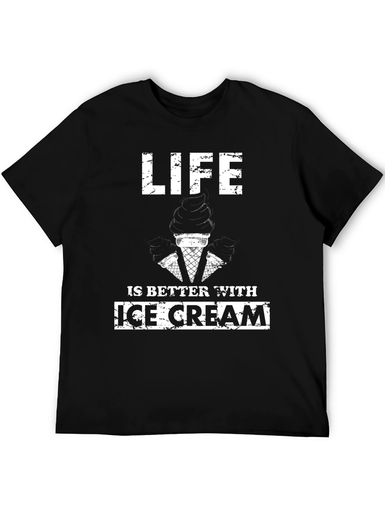 Life is Better With Ice Cream Graphic Tee