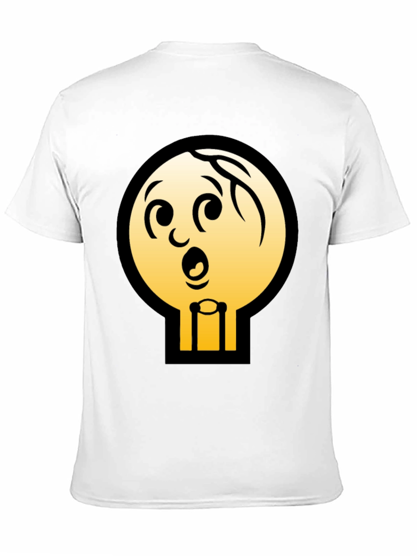 Cartoon Character Graphic Tee - Black