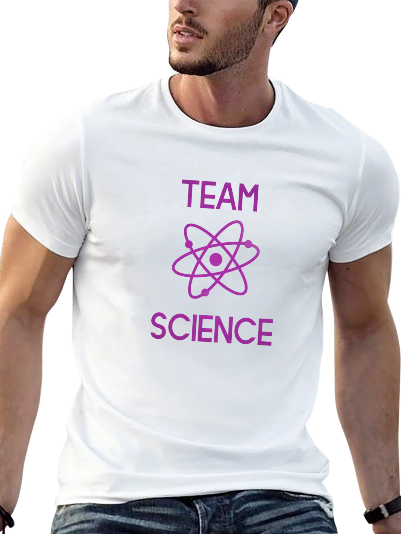 Team Science Black Graphic T-Shirt