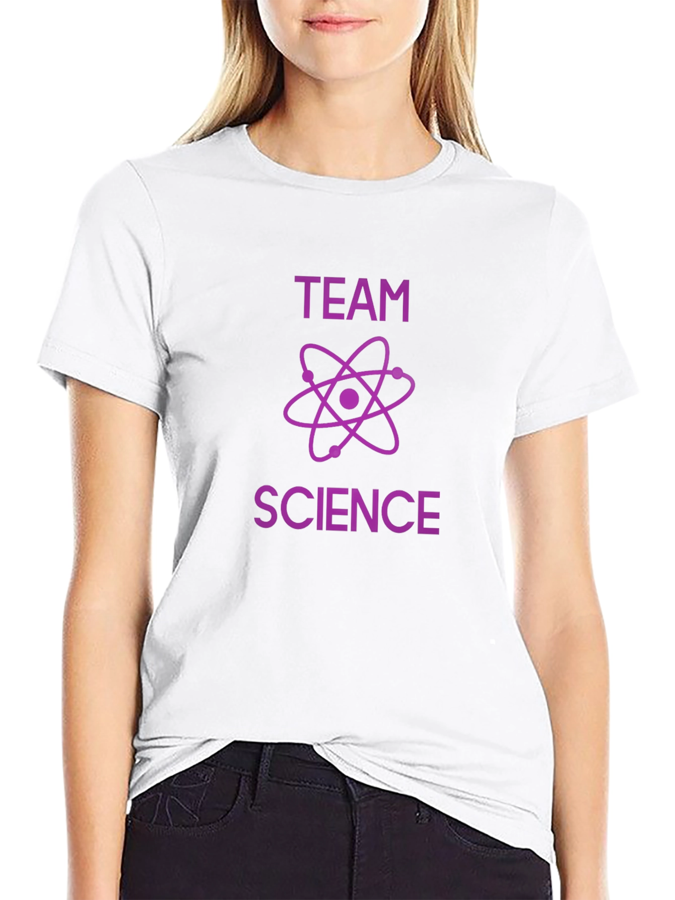 Team Science Black Graphic T-Shirt