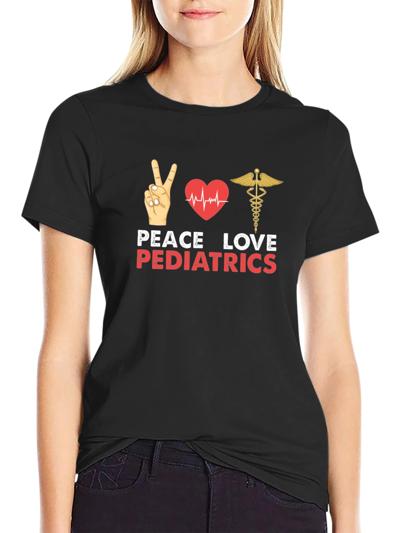 Peace Love Pediatrics T-Shirt