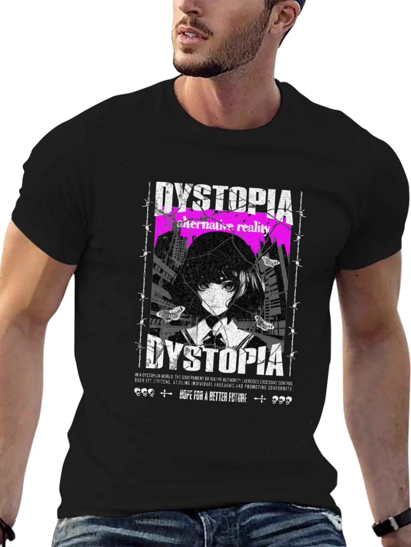 Dystopia Alternative Reality Graphic Tee