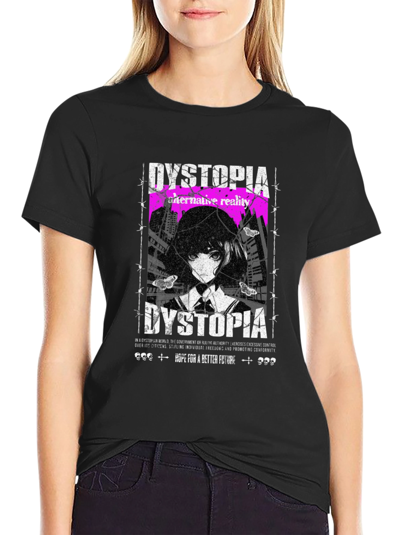 Dystopia Alternative Reality Graphic Tee