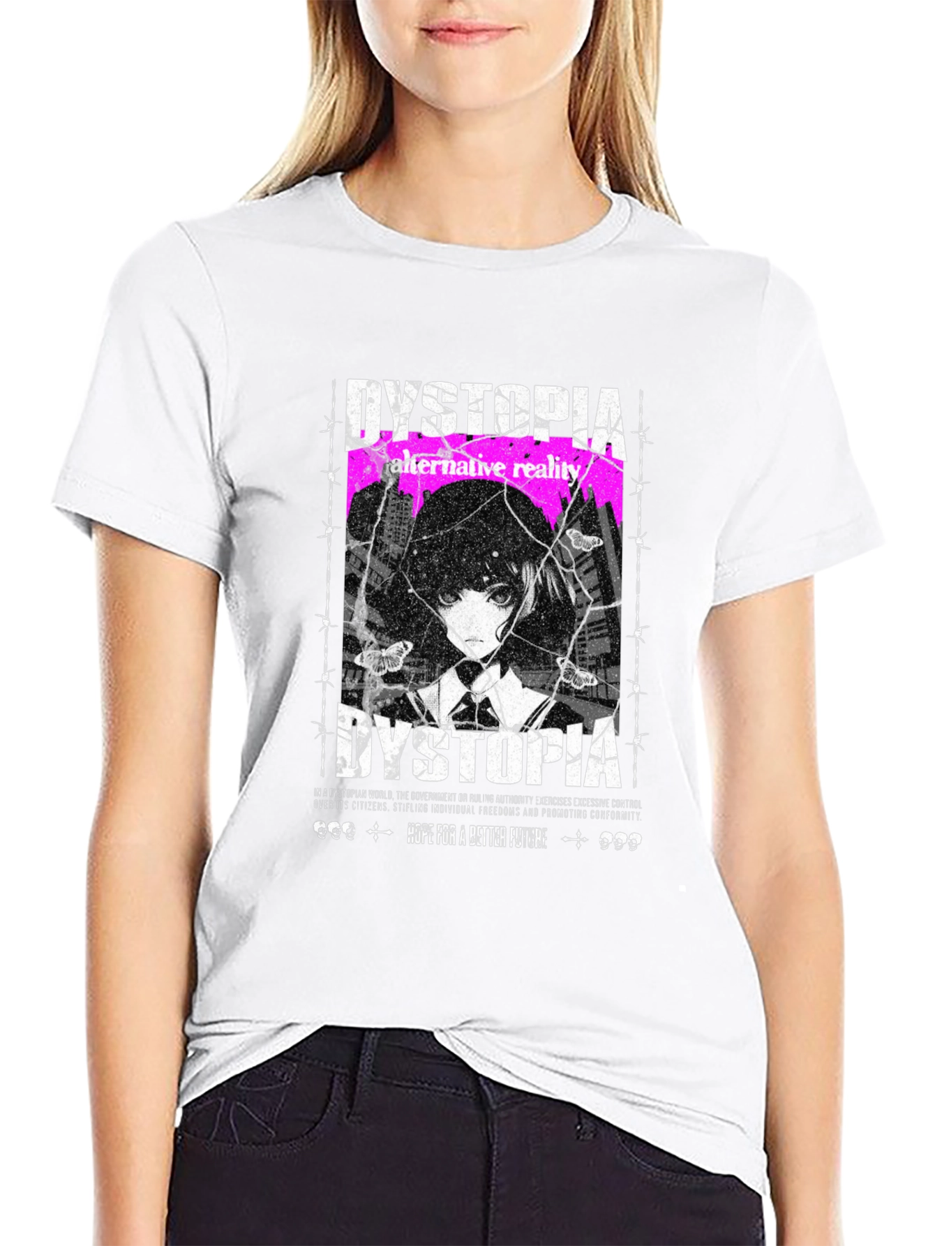 Dystopia Alternative Reality Graphic Tee