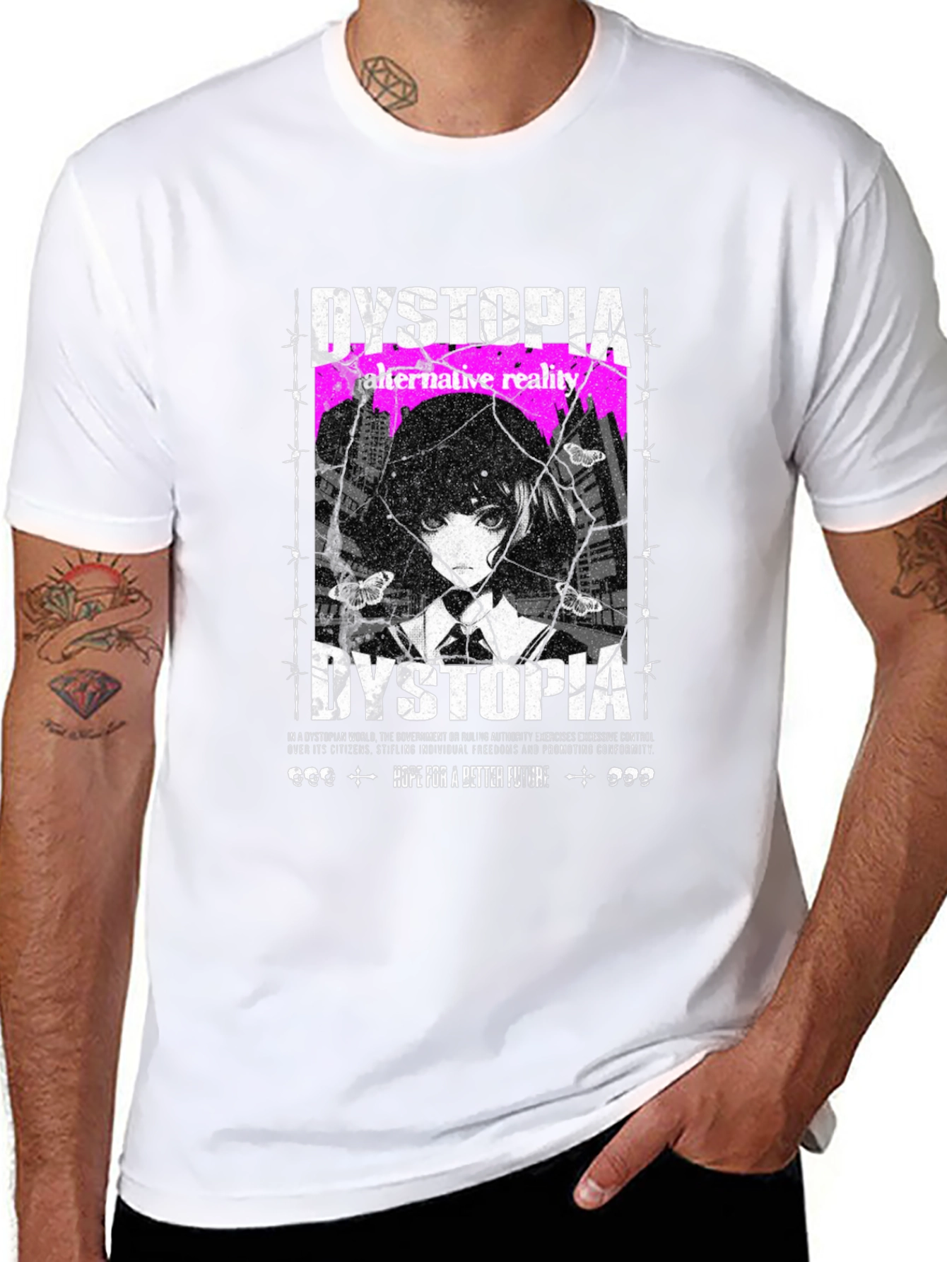 Dystopia Alternative Reality Graphic Tee