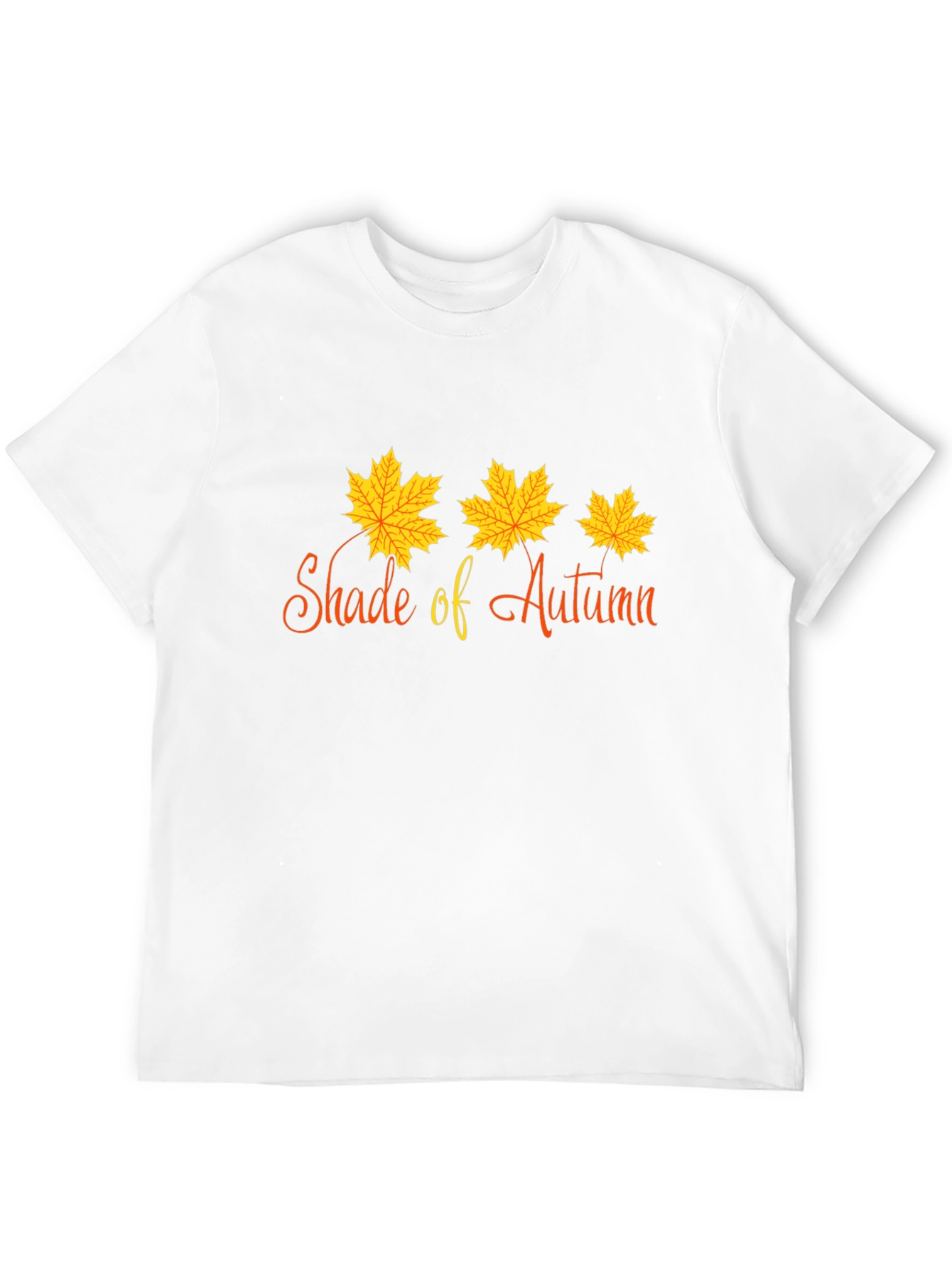 Shade of Autumn Graphic T-Shirt - Black