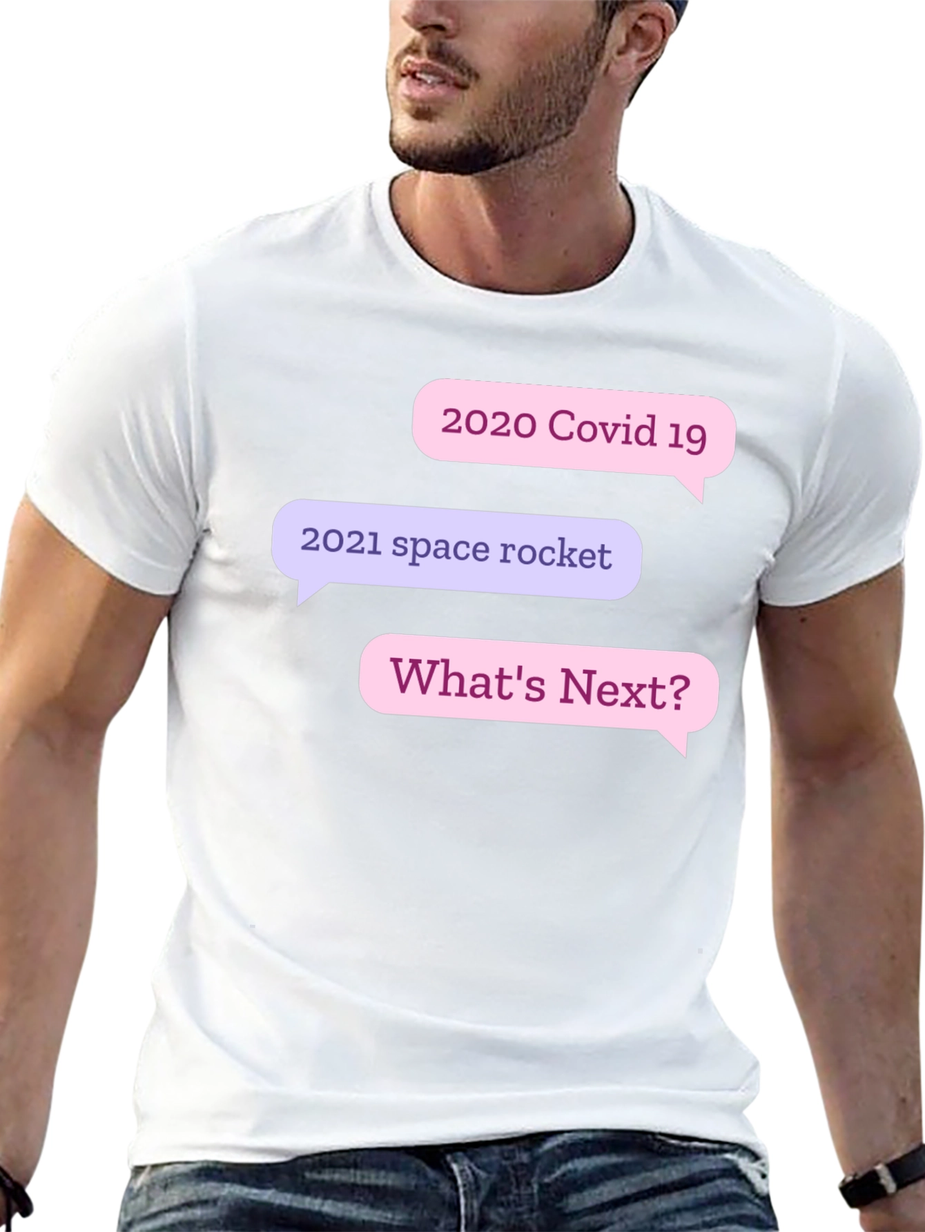 Humorous 2020/2021 Whats Next? Black T-Shirt