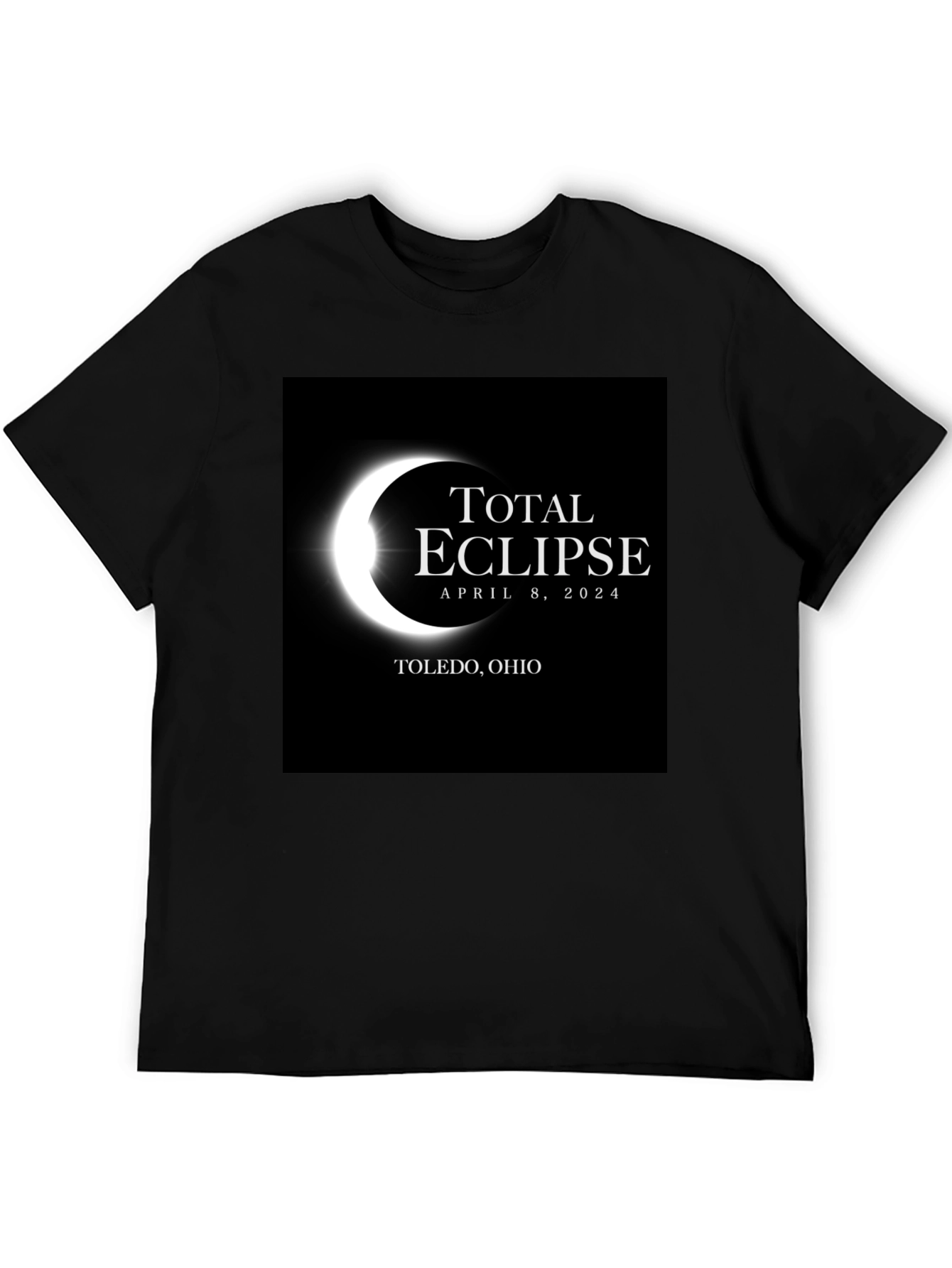 Total Eclipse April 8 2024 Toledo Ohio T-Shirt