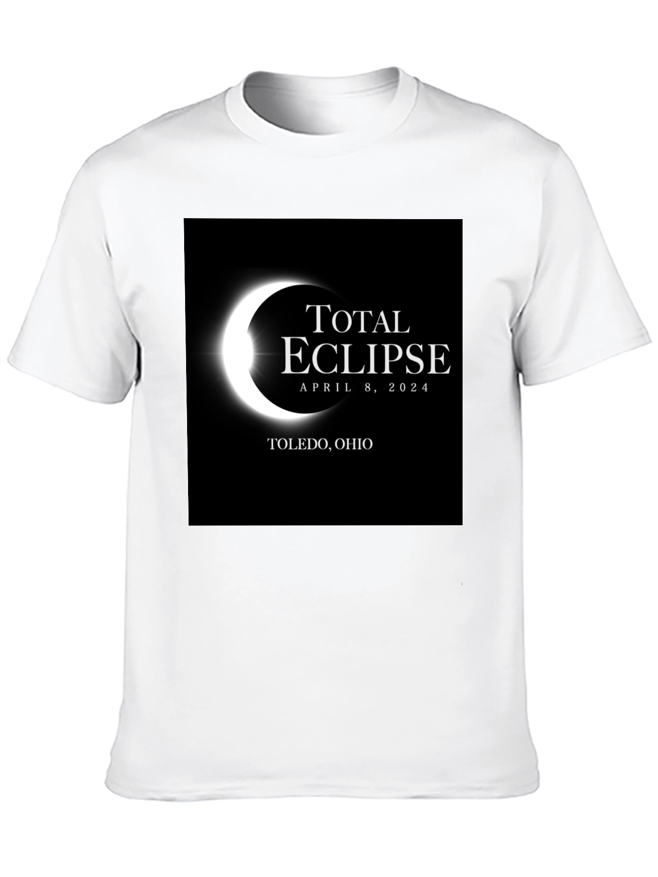 Total Eclipse April 8 2024 Toledo Ohio T-Shirt
