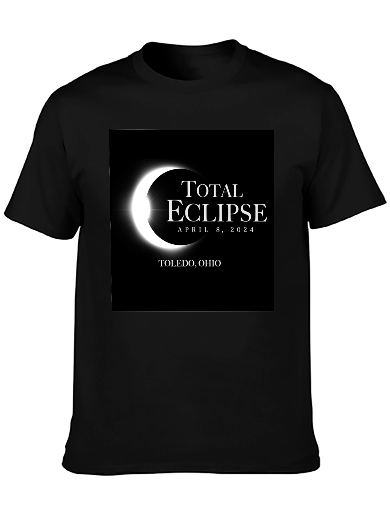 Total Eclipse April 8 2024 Toledo Ohio T-Shirt