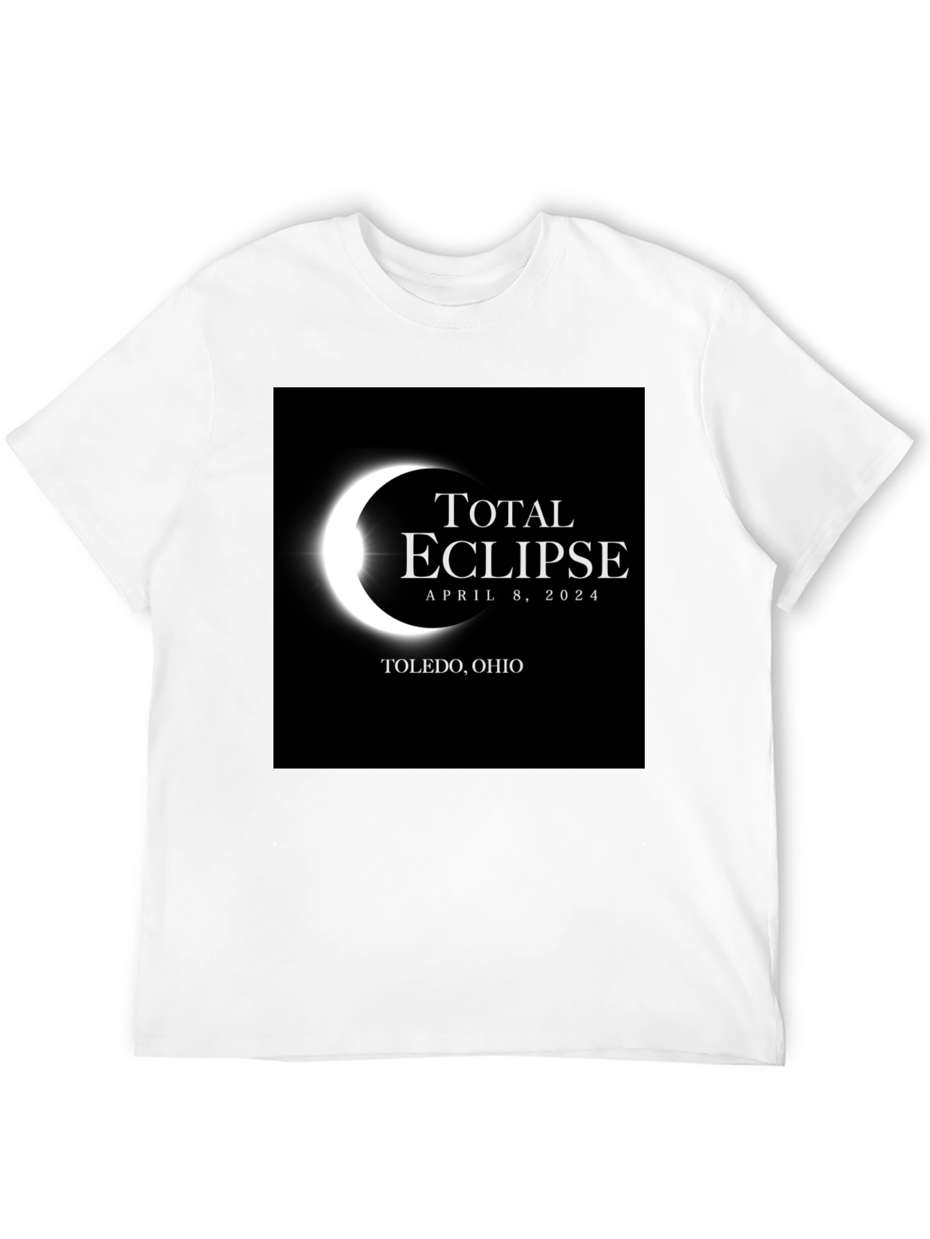 Total Eclipse April 8 2024 Toledo Ohio T-Shirt