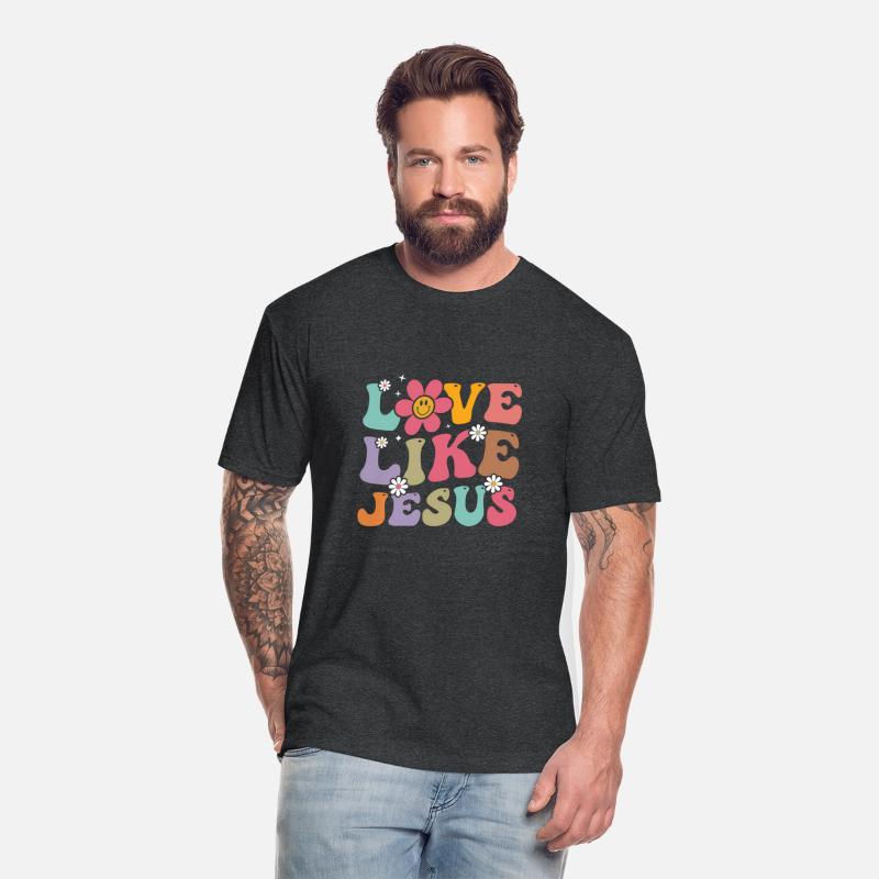 Love Like Jesus Religious God Christian Words On