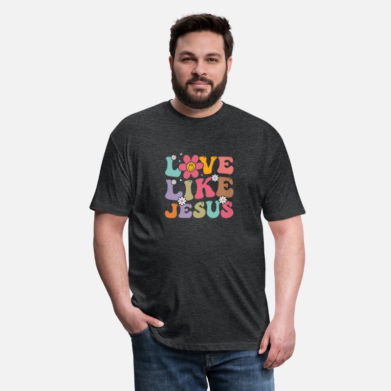 Love Like Jesus Religious God Christian Words On