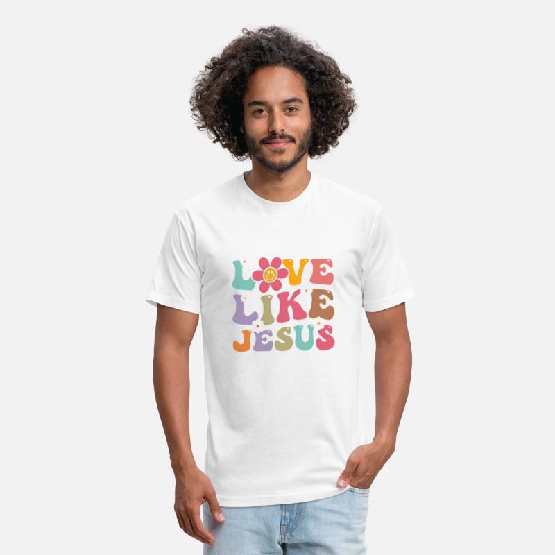 Love Like Jesus Religious God Christian Words On
