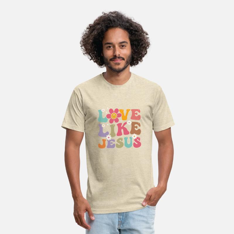 Love Like Jesus Religious God Christian Words On