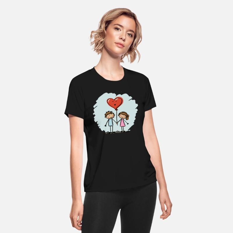 Lovers Stick Figure Couple Valentine's Day