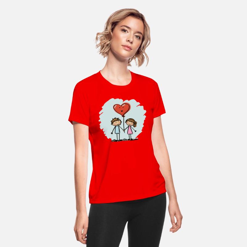 Lovers Stick Figure Couple Valentine's Day