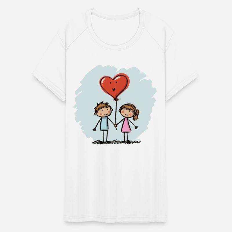 Lovers Stick Figure Couple Valentine's Day