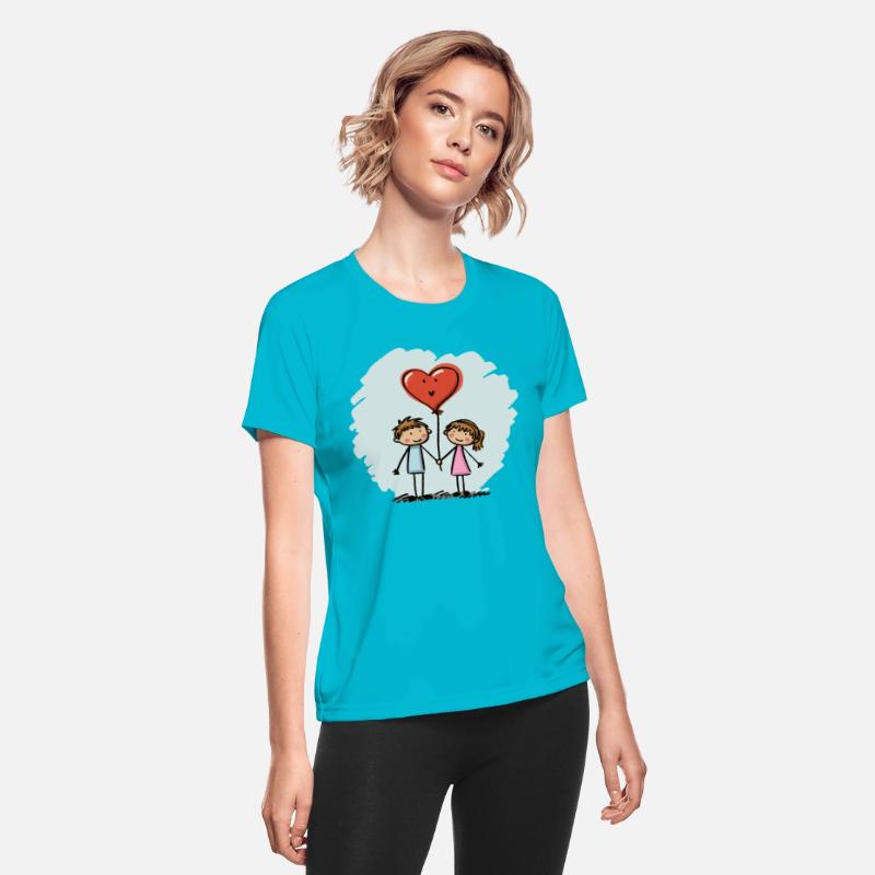 Lovers Stick Figure Couple Valentine's Day