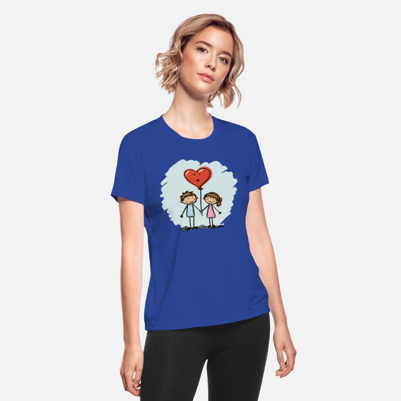 Lovers Stick Figure Couple Valentine's Day