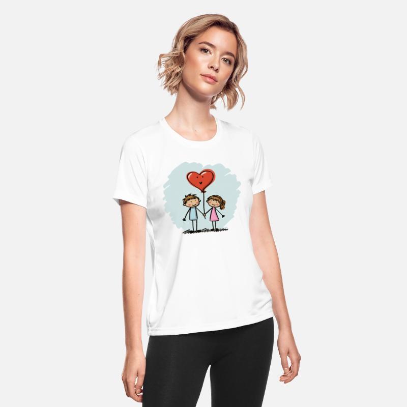 Lovers Stick Figure Couple Valentine's Day