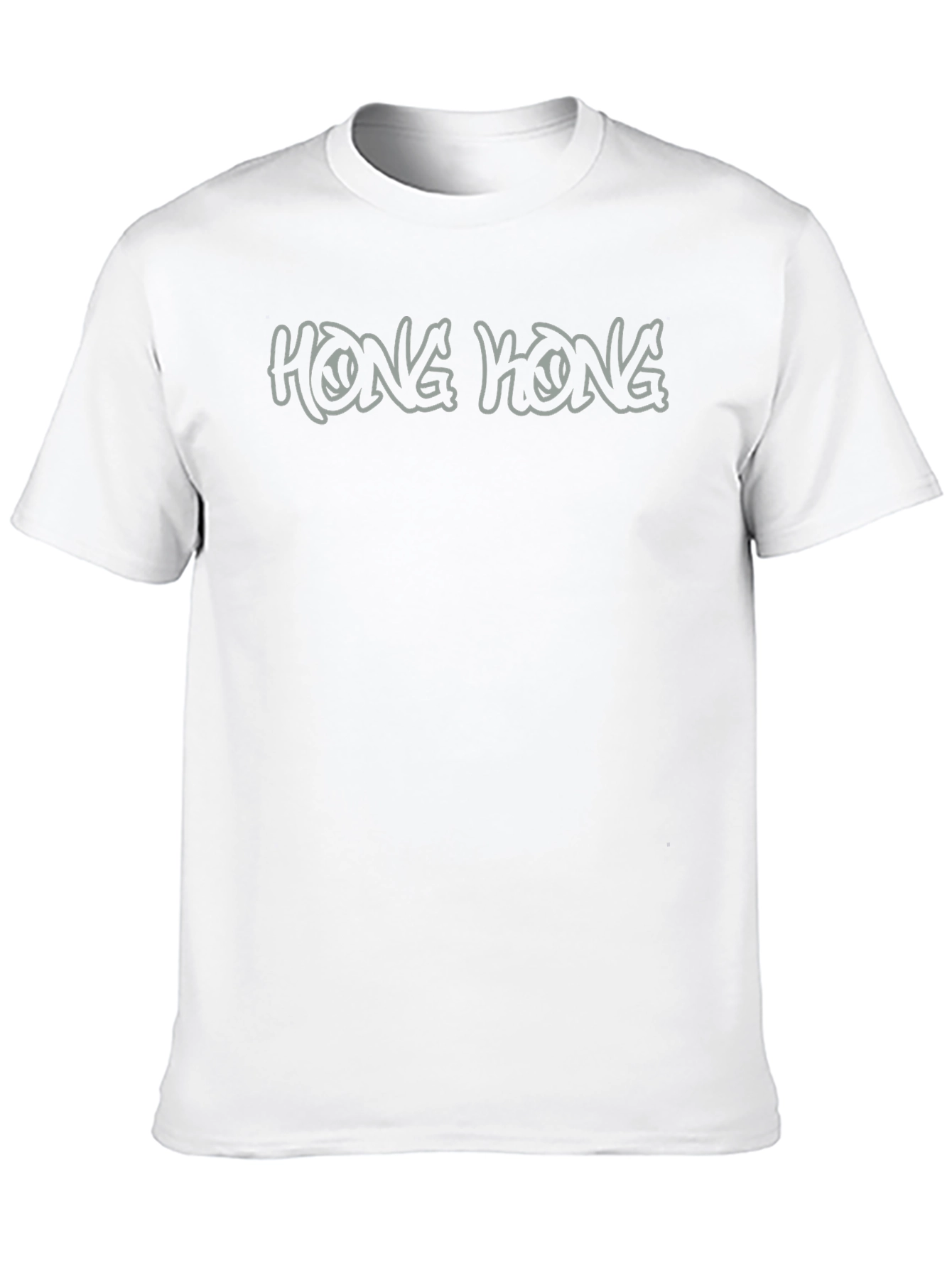 Hong Kong Graphic Print Black T-Shirt