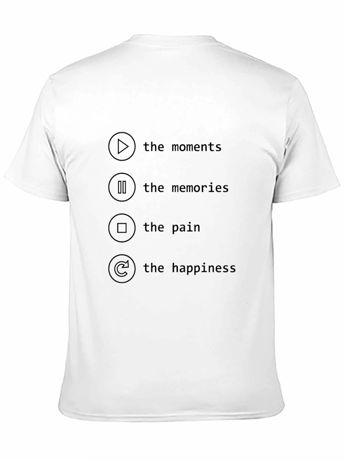 Moments Memories Pain Happiness Graphic Tee