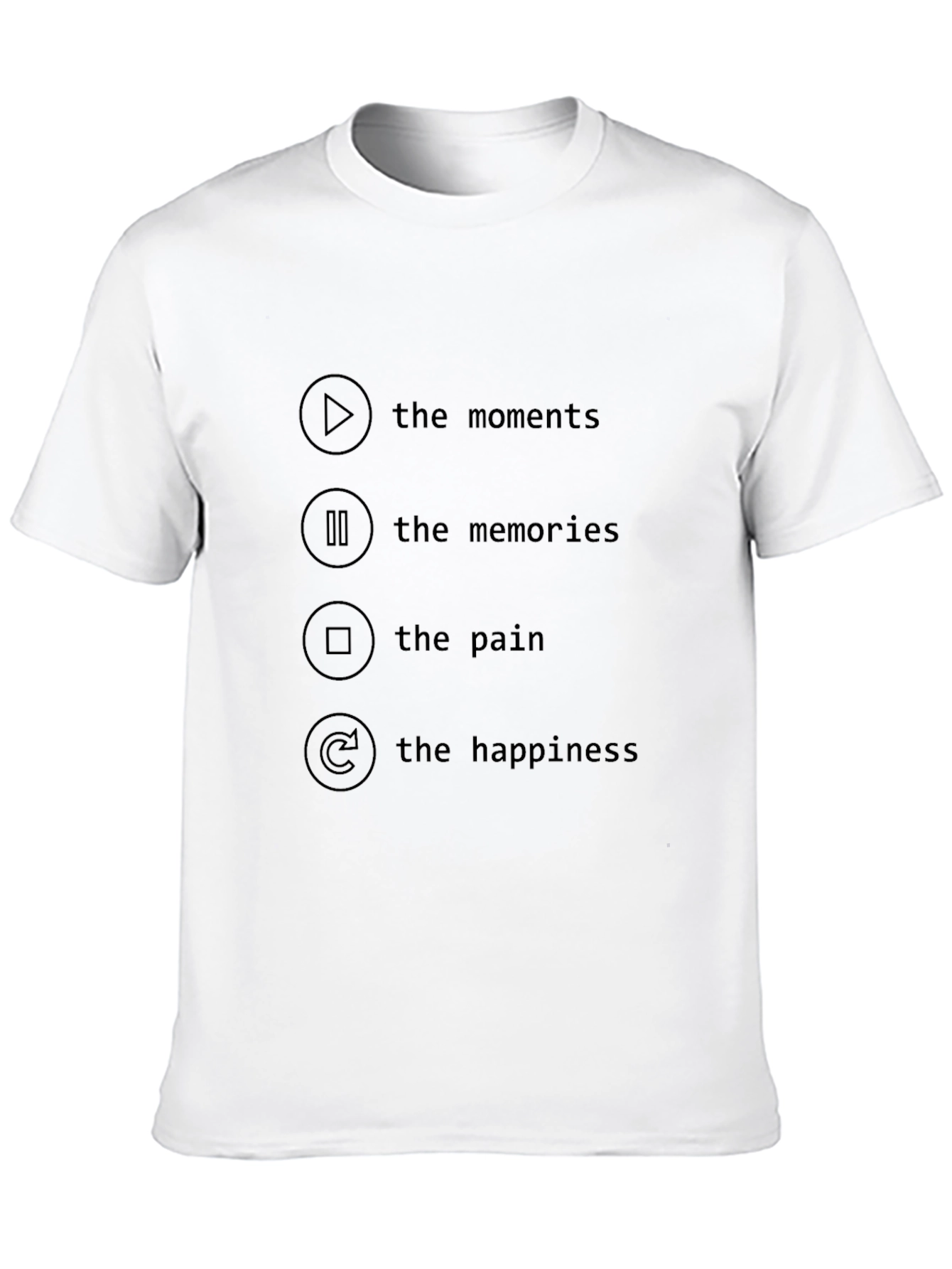 Moments Memories Pain Happiness Graphic Tee