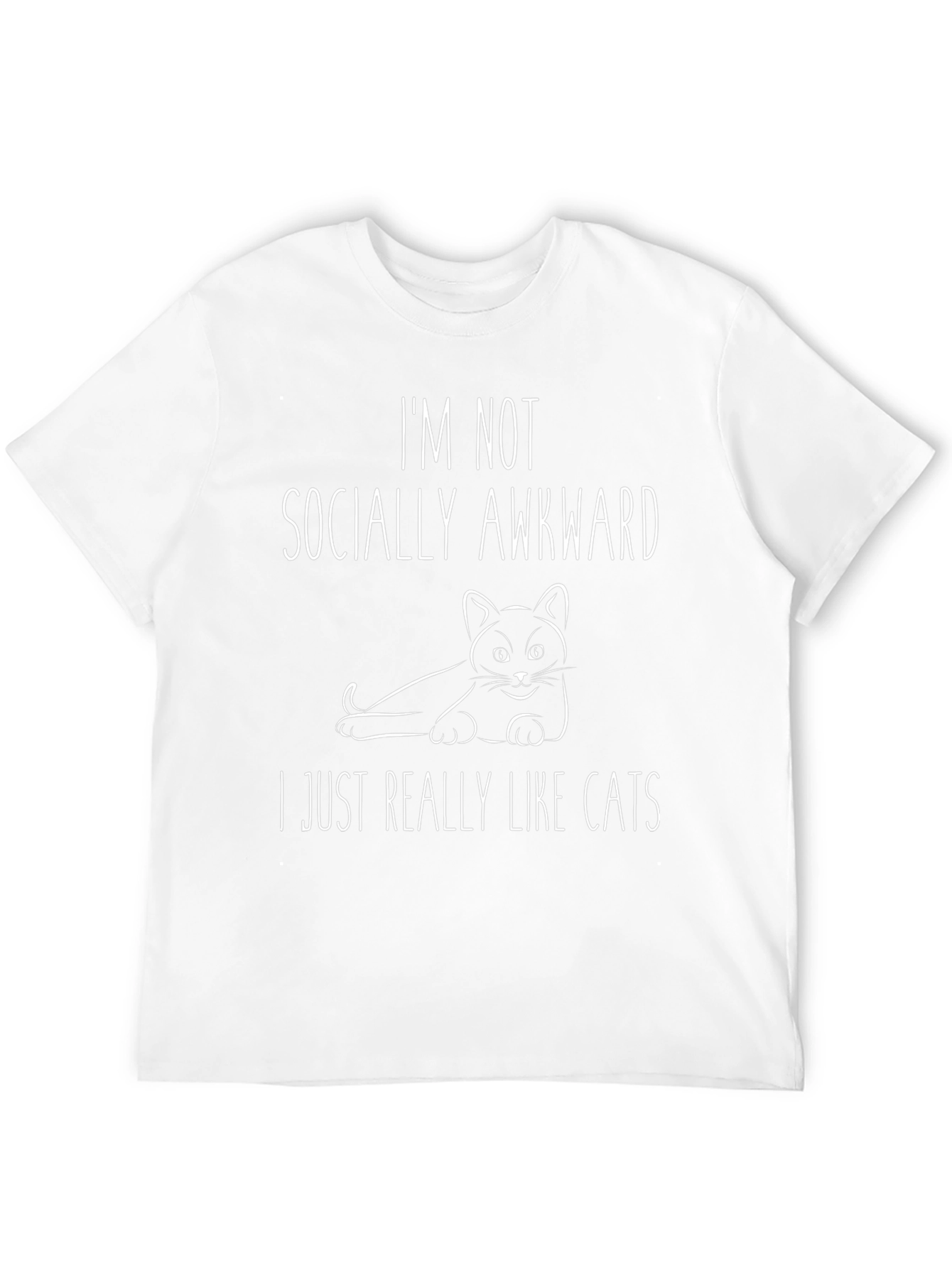 Im Not Socially Awkward Cat Lover T-Shirt