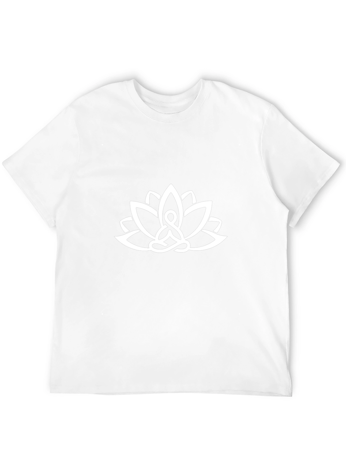 Lotus Meditation Graphic Tee - Black