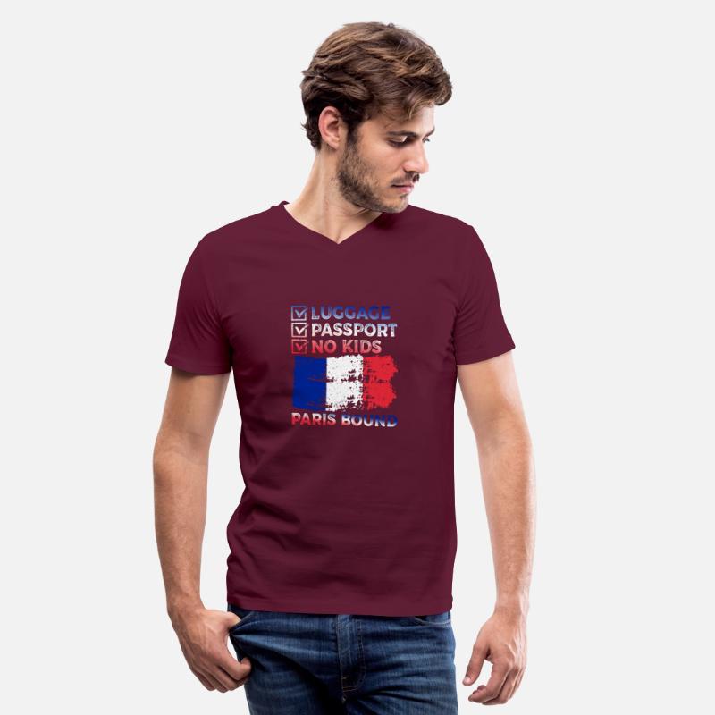 Luggage Passport No Kids France Bound Vacation