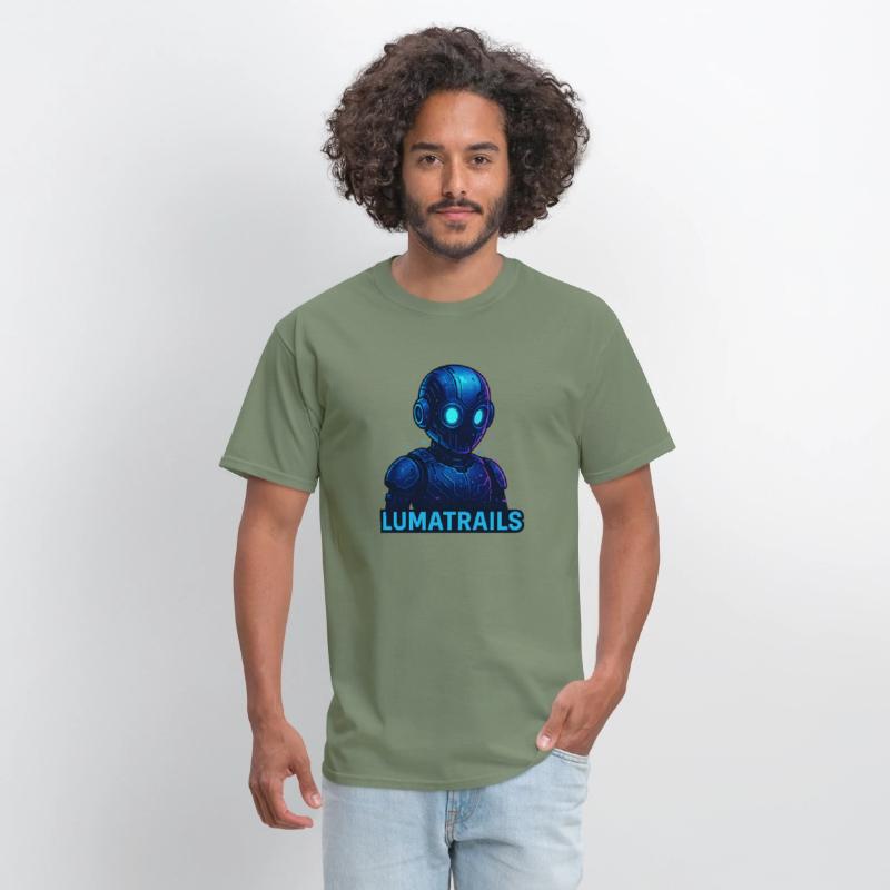 Lumatrails Corebot – Glitch AI Mascot