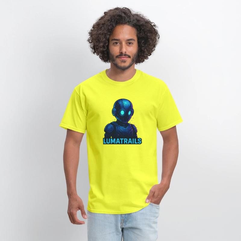 Lumatrails Corebot – Glitch AI Mascot