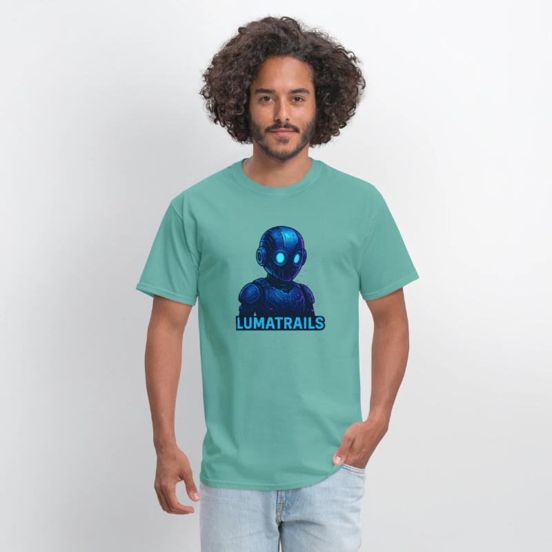 Lumatrails Corebot – Glitch AI Mascot