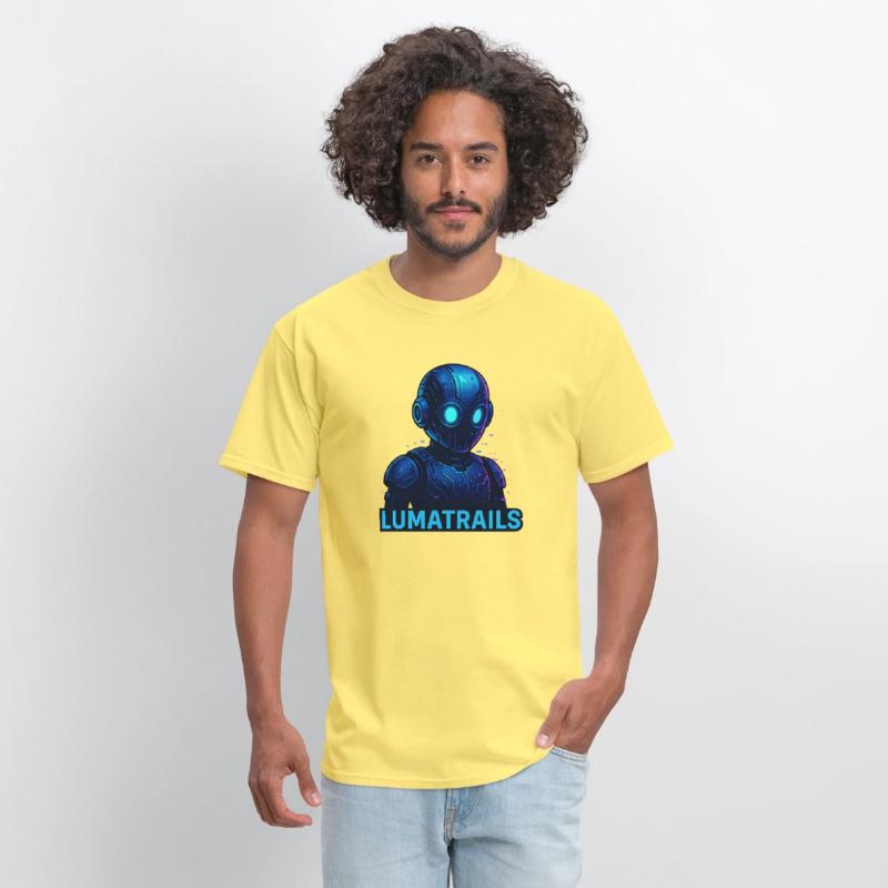 Lumatrails Corebot – Glitch AI Mascot