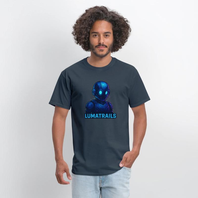 Lumatrails Corebot – Glitch AI Mascot